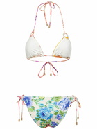 ZIMMERMANN Raie Floral Triangle Bikini Set