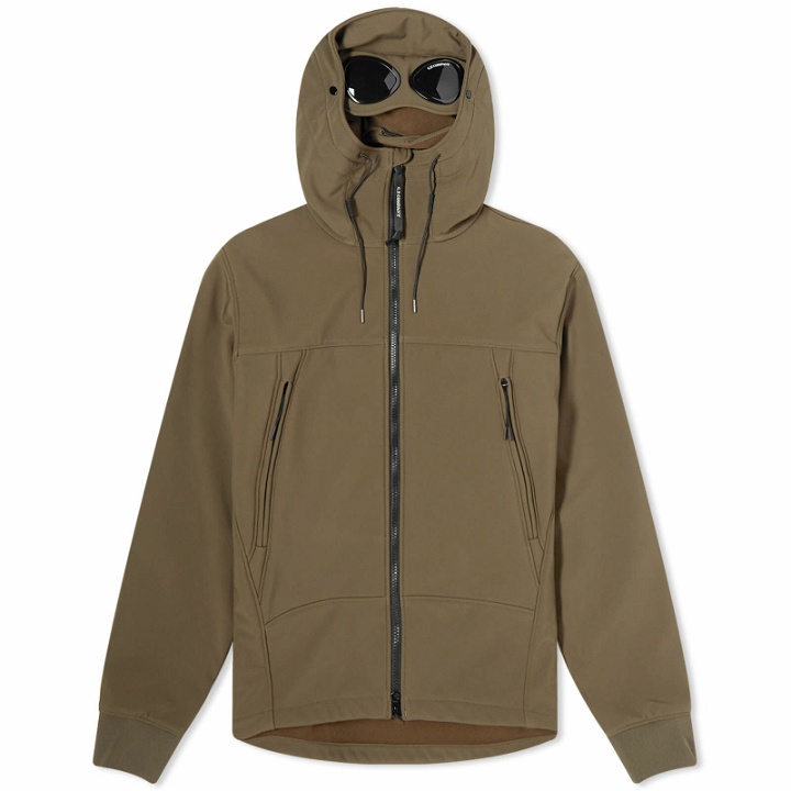 Photo: C.P. Company Men's Shell-R Goggle Jacket in Ivy Green