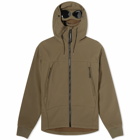 C.P. Company Men's Shell-R Goggle Jacket in Ivy Green