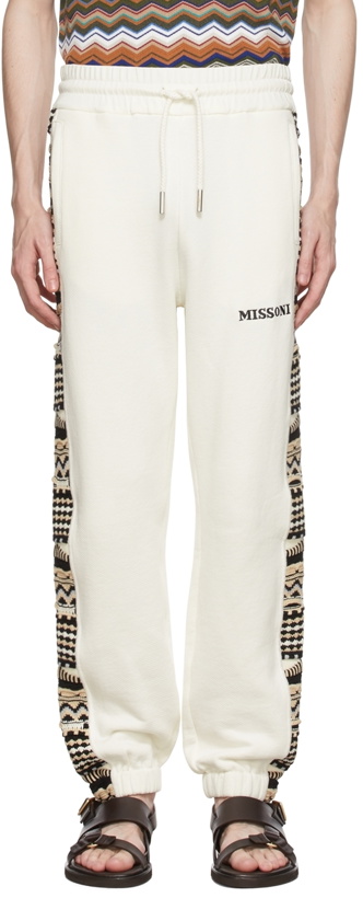 Photo: Missoni Off-White Cotton Lounge Pants