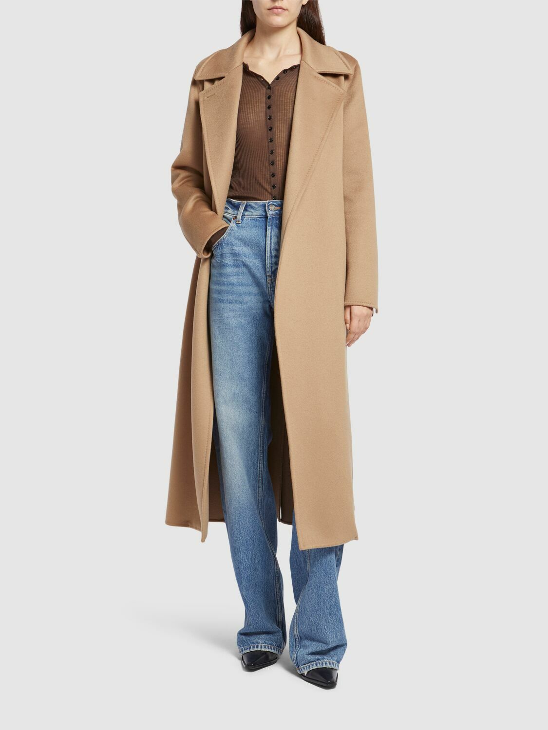 コート Max Mara Artur Coat MAX MARA Artur Belted Cashmere Coat Max Mara