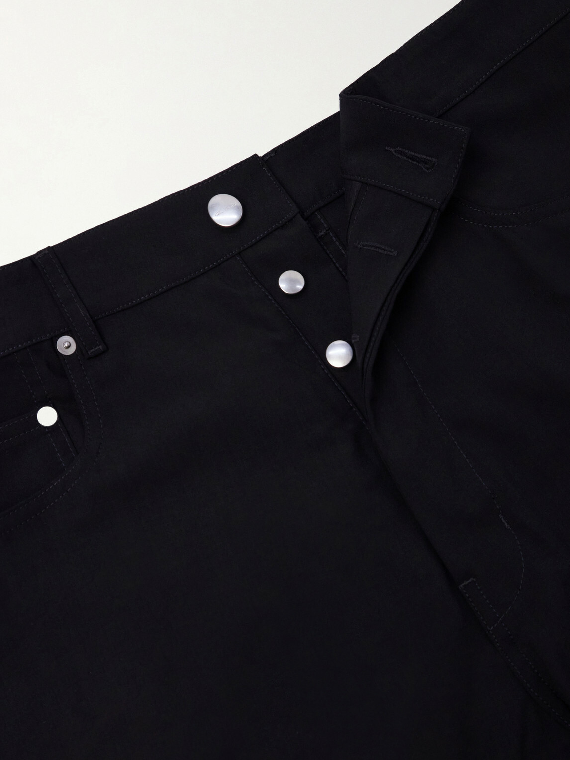 Rick Owens - Geth Straight-Leg Virgin Wool Trousers - Black