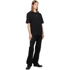 BOSS Black Stretch-Cotton Contrast Logo T-shirt