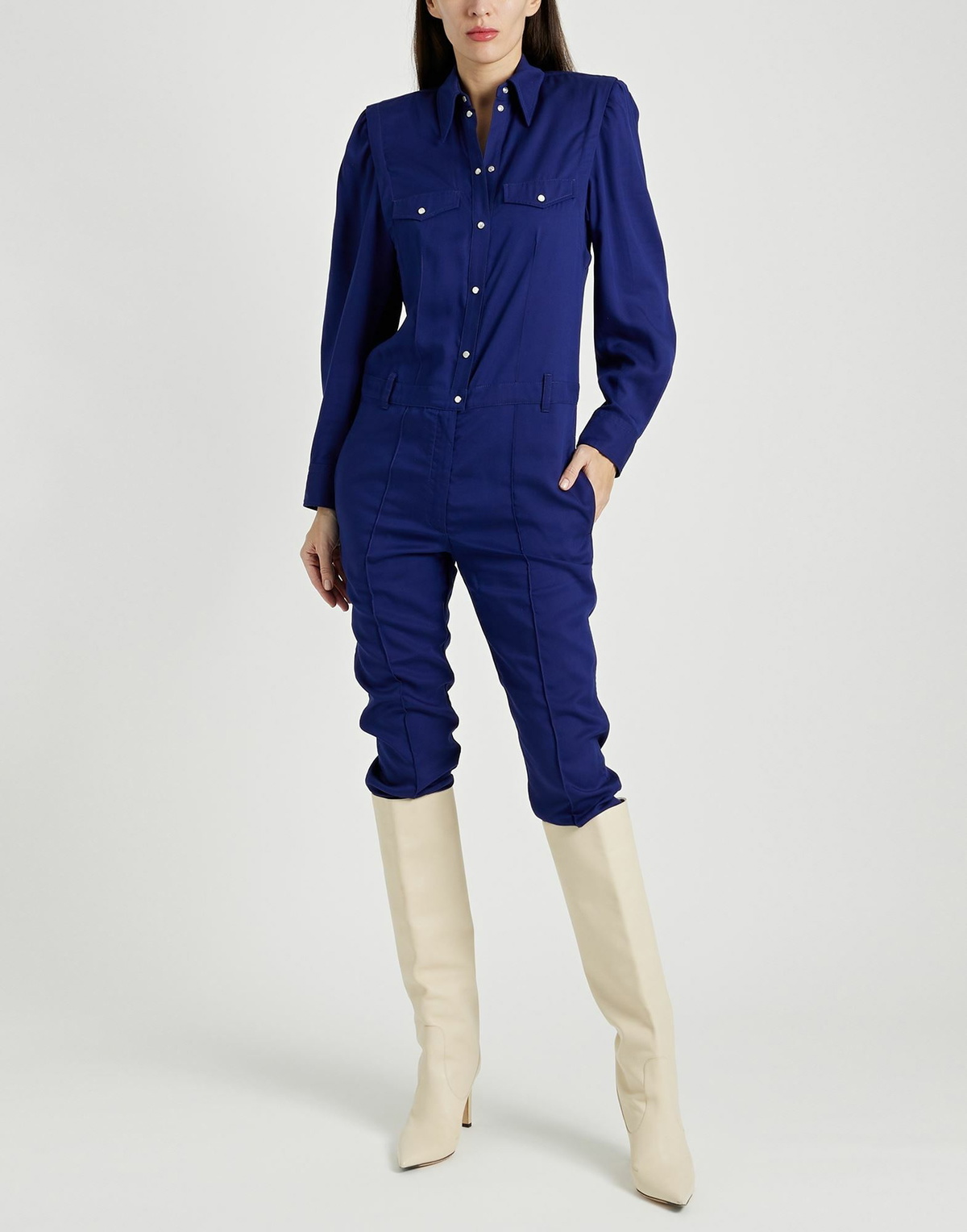 Isabel Marant Womens Jumpsuit in Blue