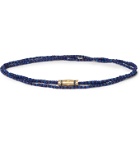 Luis Morais - Gold, Sapphire and Bead Necklace - Blue