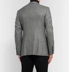 TOM FORD - Grey O'Connor Slim-Fit Prince of Wales Checked Wool Blazer - Gray