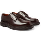 Brunello Cucinelli - Leather Derby Shoes - Dark brown