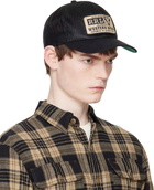 RRL Black Western Trucker Cap