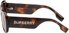 Burberry Tortoiseshell Square Sunglasses