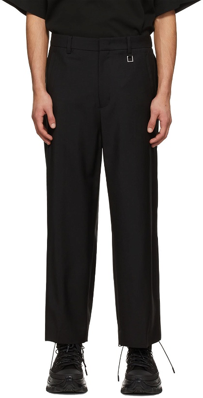 Photo: Wooyoungmi Black Wool Trousers