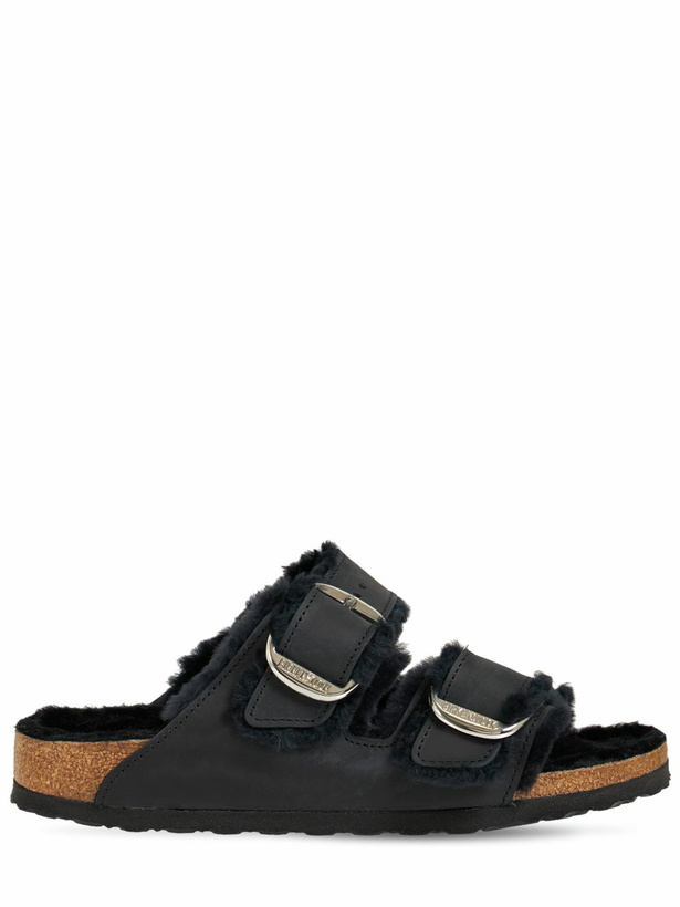 Photo: BIRKENSTOCK - Arizona Big Buckle Shearling Sandals