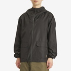 Taion Men's Military Zip Reversible Parka Jacket in Black