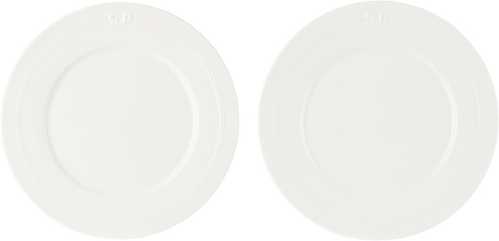 Photo: Service Projects White Métier SP Embossed Dinner Plate Set