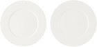 Service Projects White Métier SP Embossed Dinner Plate Set