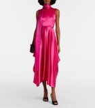 Roksanda Aela scarf-detail satin gown