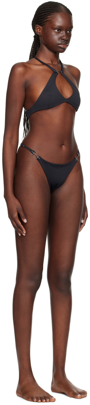 HELIOT EMIL Black Ventral Bikini