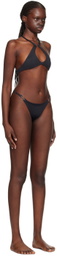 HELIOT EMIL Black Ventral Bikini