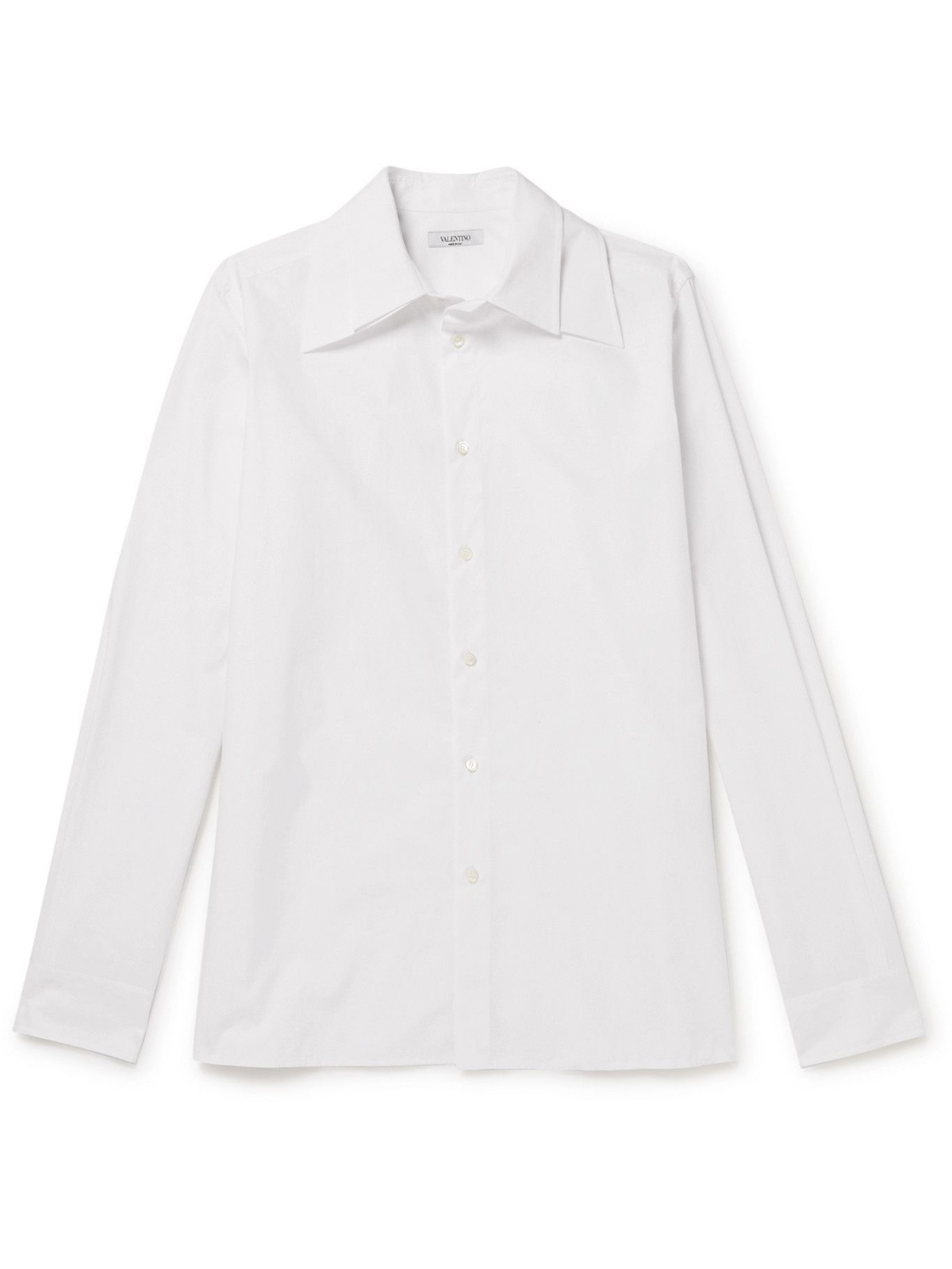 Valentino - Cotton-Poplin Shirt - White Valentino