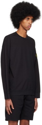 Stone Island Black Patch Long Sleeve T-Shirt