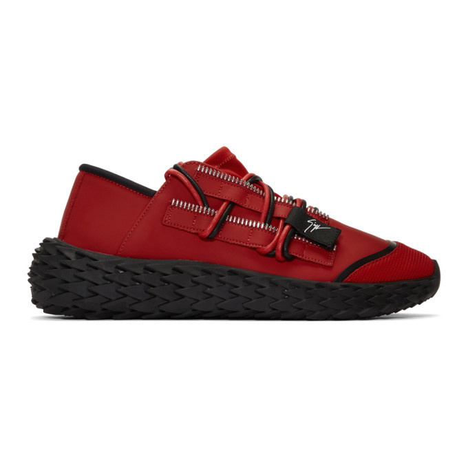 Photo: Giuseppe Zanotti Red Ulan Urchin Sneakers