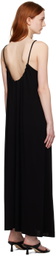 House of Dagmar Black Drawstring Midi Dress