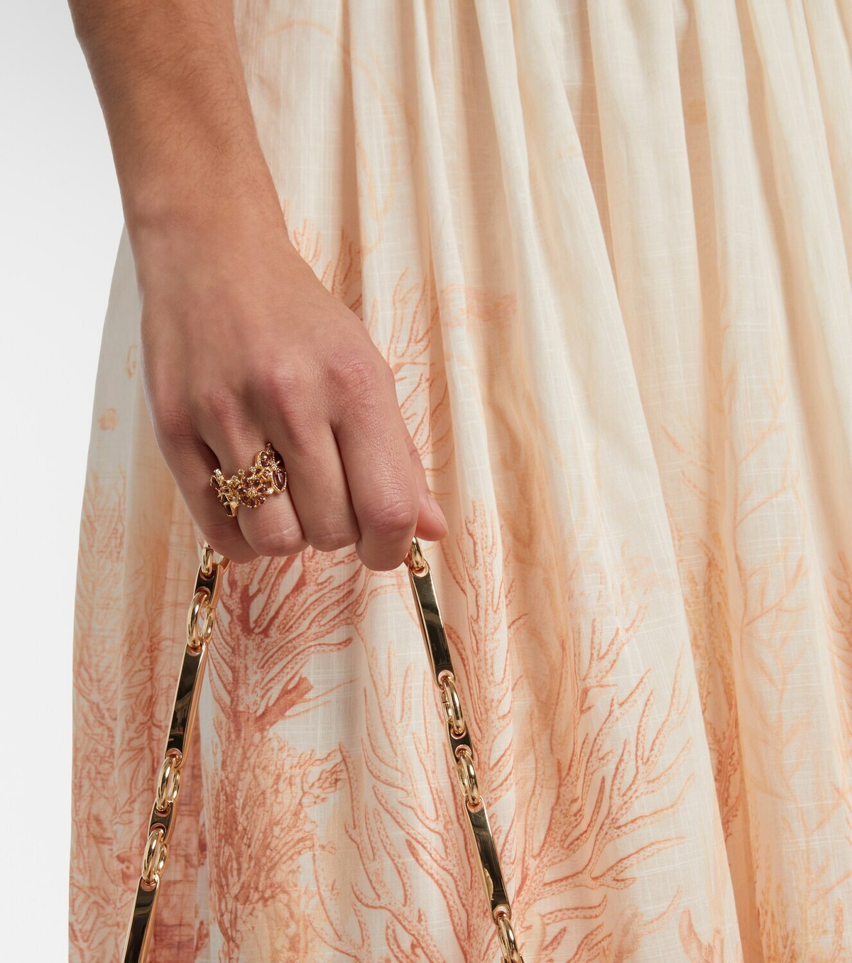 Zimmermann Bloom gold-plated embellished ring