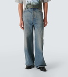 Loewe Faded wide-leg jeans