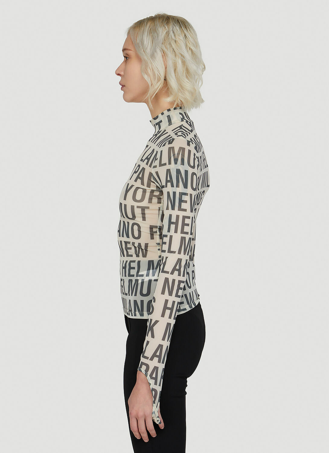 Helmut Lang Destination Print Top