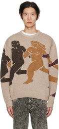 Carne Bollente Beige In-Depends Day Sweater