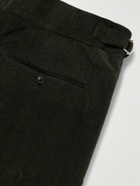 Purdey - Straight-Leg Cotton-Corduroy Trousers - Brown