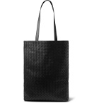 Bottega Veneta - Large Intrecciato Leather Tote Bag - Black