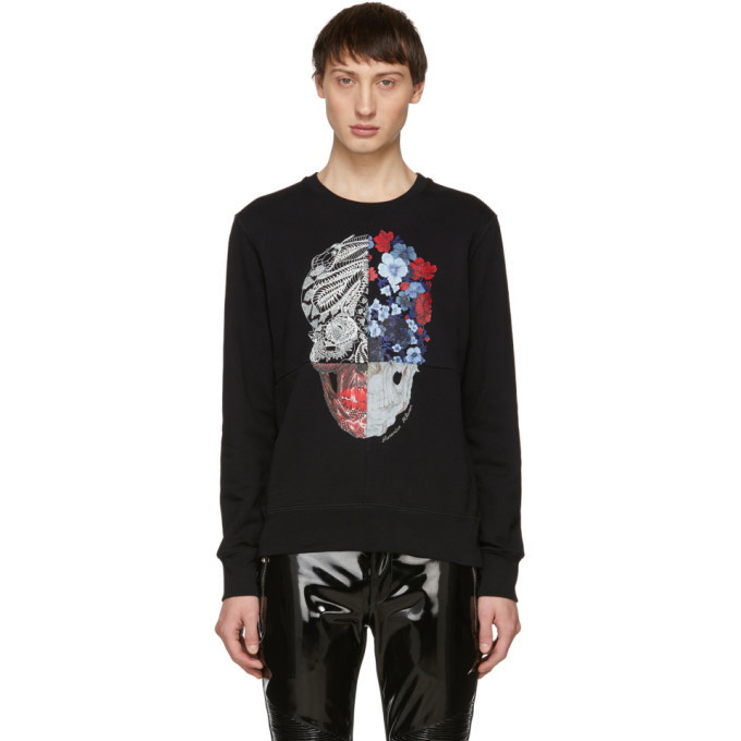 Photo: Alexander McQueen Black Patchwork Skull Sweatshirt