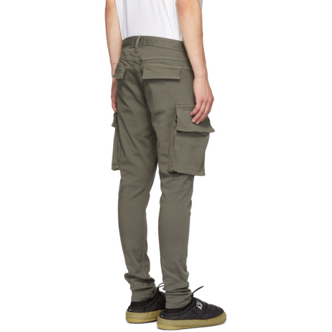 Diet Butcher Slim Skin Green Loose Fit Cargo Pants