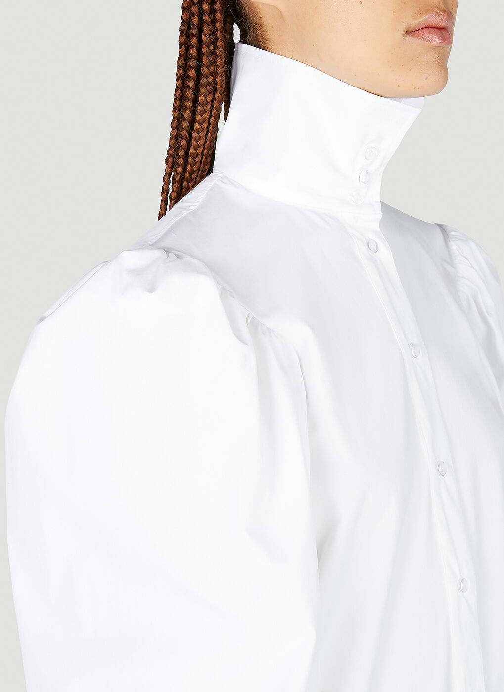 Womens Sportmax white Eyelet-Detail Shirt