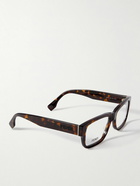 Fendi - Signature Rectangular-Frame Tortoishell Acetate Optical Glasses