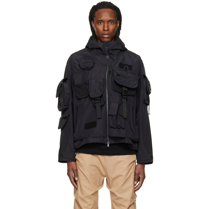 Photo: We11done Black Military Shell Jacket