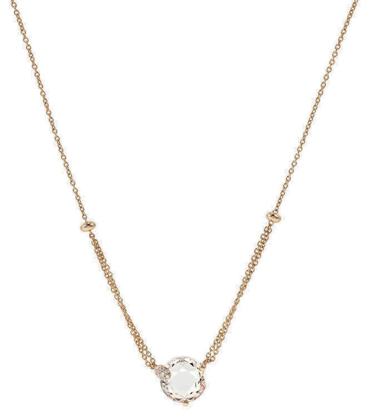 Photo: Bucherer Fine Jewellery 18kt rose gold necklace with morganite and diamonds