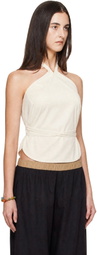 Baserange Off-White Mar Top