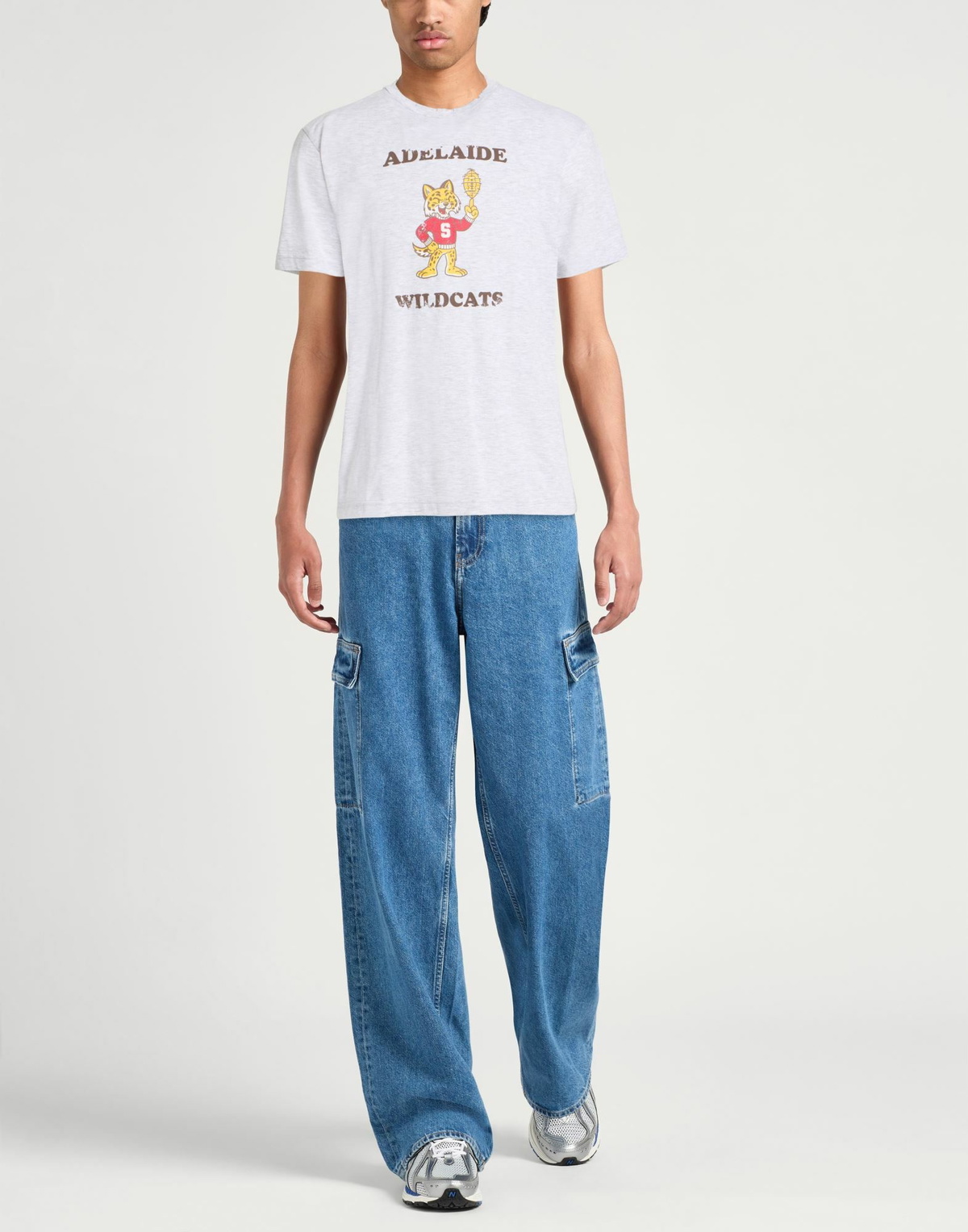 Shoe Mens T-shirt in Light grey