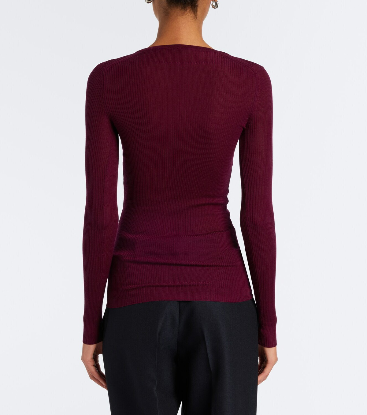 Jil Sander Ribbed-knit wool sweater