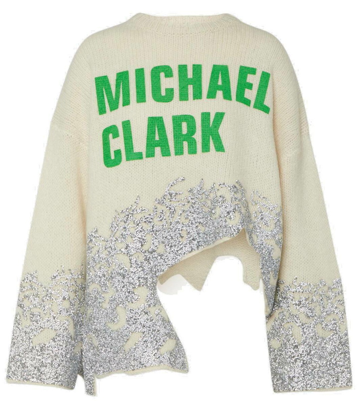 Photo: JW Anderson x Michael Clark embellished wool-blend sweater