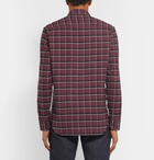 Mr P. - Checked Brushed Cotton-Flannel Shirt - Men - Red