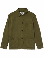 Portuguese Flannel - Labura Slim-Fit Linen Jacket - Green