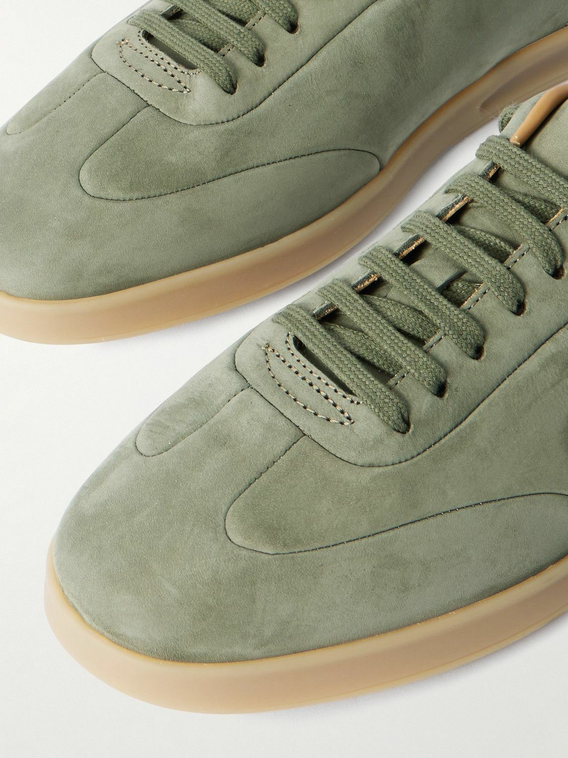 Paul Smith - Bailey Logo-Embossed Nubuck Sneakers - Green
