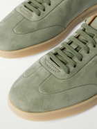 Paul Smith - Bailey Logo-Embossed Nubuck Sneakers - Green