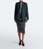 Victoria Beckham Dorian East-West leather clutch