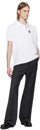 Bally White Crest Short Sleeve Polo
