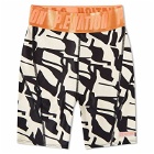 P.E Nation Women's Rockland Bike Short in Abstract Print