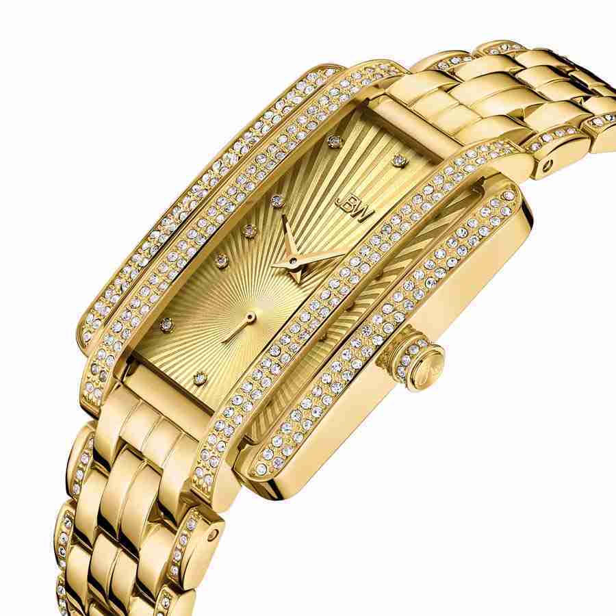 JBW Mink Gold Dial 18kt Gold-plated Ladies Watch J6358B