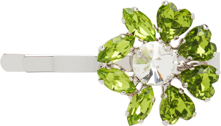 Photo: Simone Rocha Silver Mini Heartbloom Hair Clip